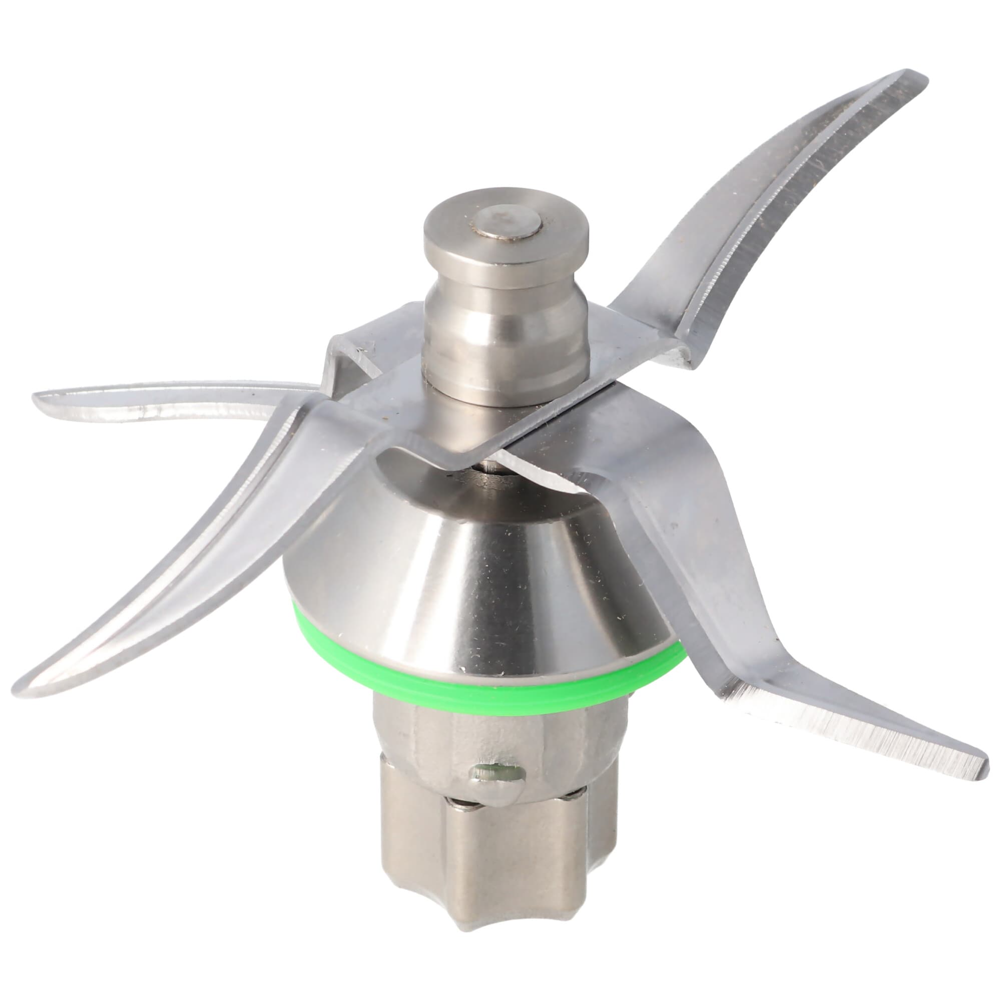 Couteau mélangeur, couteau de rechange avec bague d'étanchéité verte pour Vorwerk Thermomix TM5, acier inoxydable, va au lave-vaisselle (pas